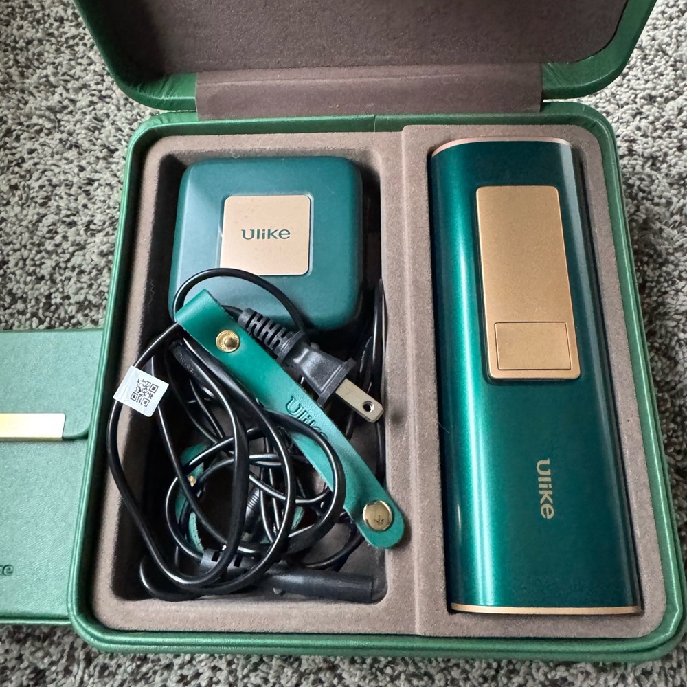 Ulike Green and Gold Hair Removal Device